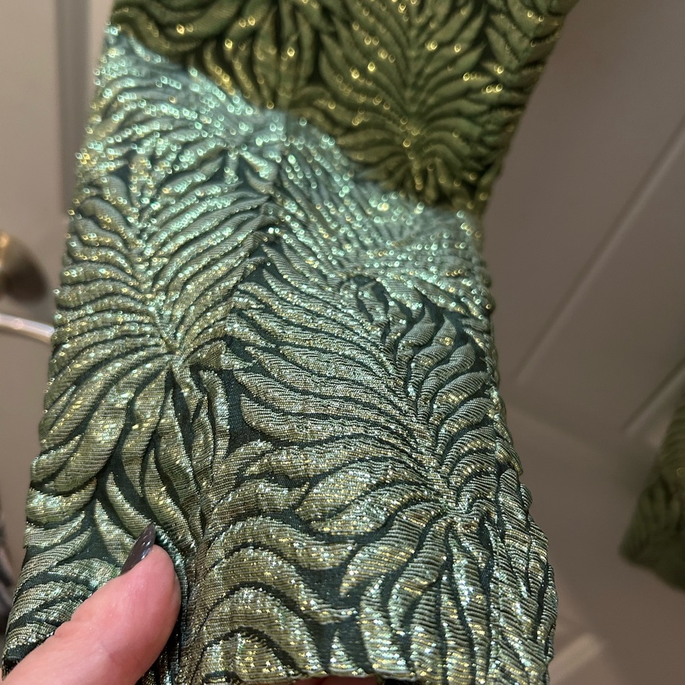 Christian Pellazzari Metallic Patterned Trousers - image 8